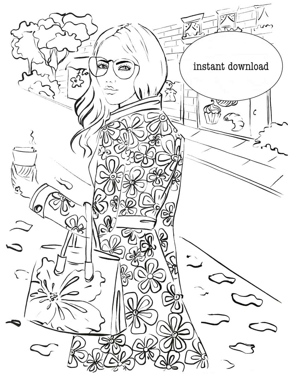 free coloring page, free printable coloring page
