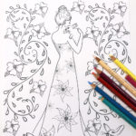 free coloring page, easter bunnies coloring, fashion coloring page