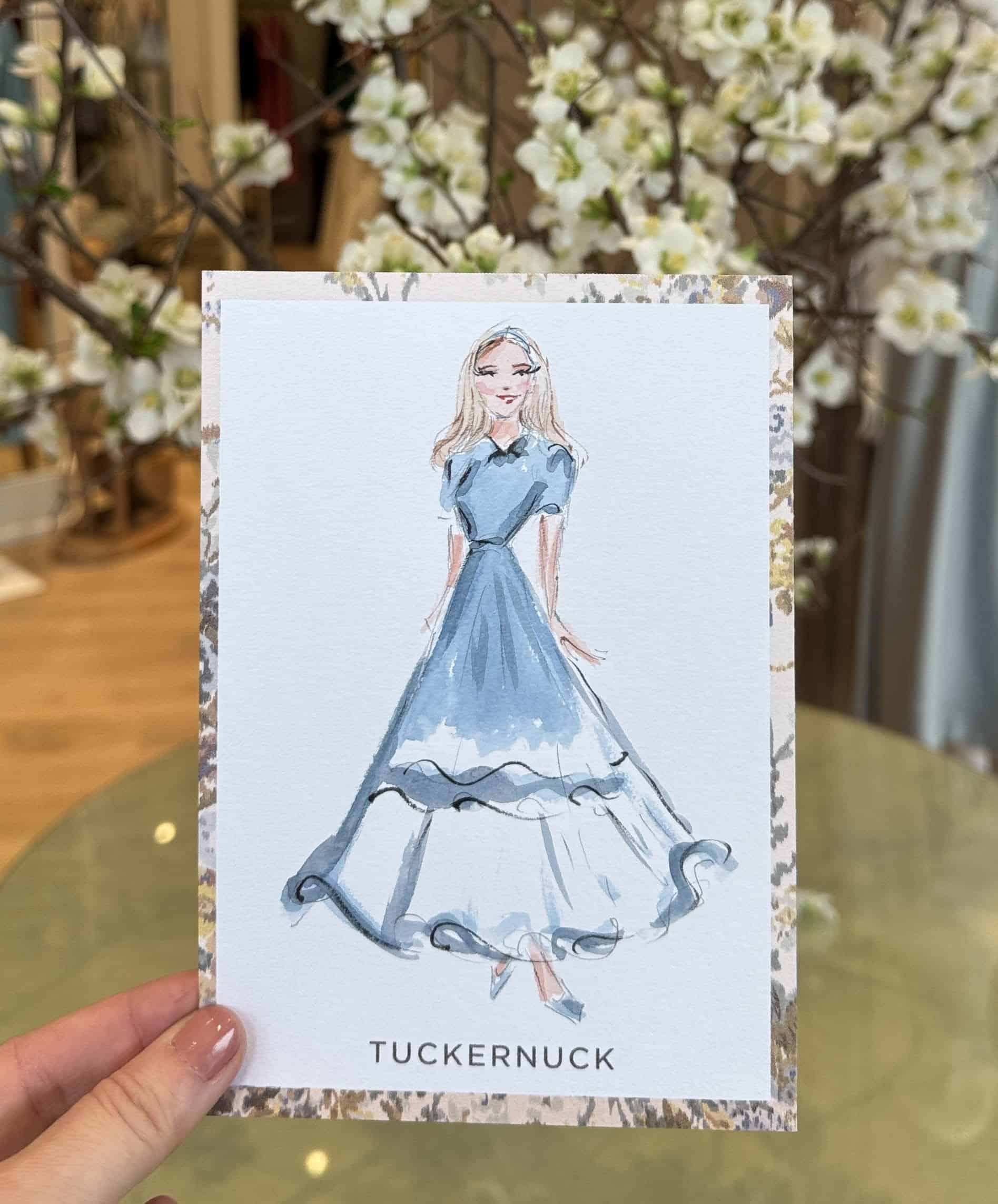 Live Sketching at Tuckernuck Store Opening